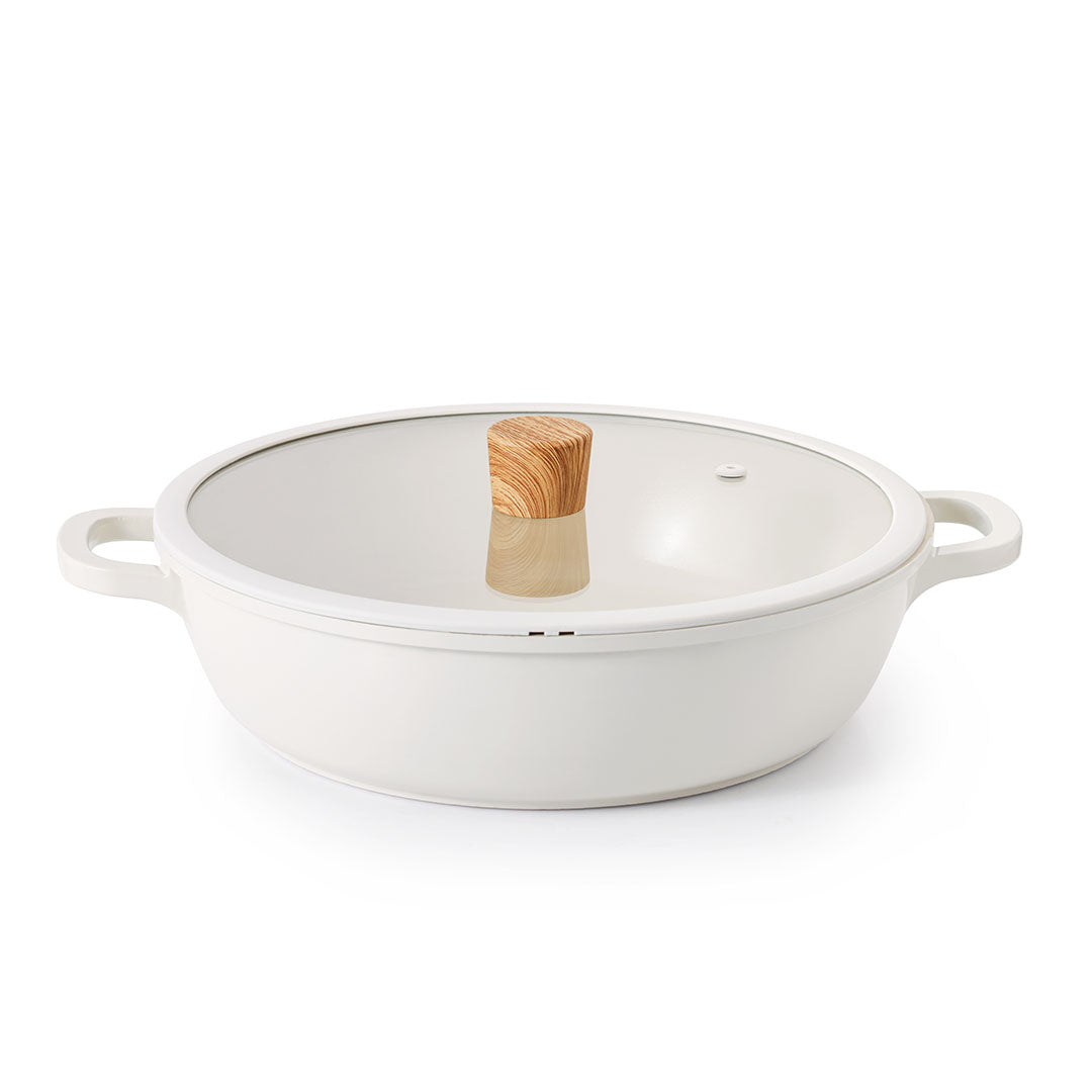 すきやき鍋 セラミックコーティング 蓋つき（20cm/24cm/28cm