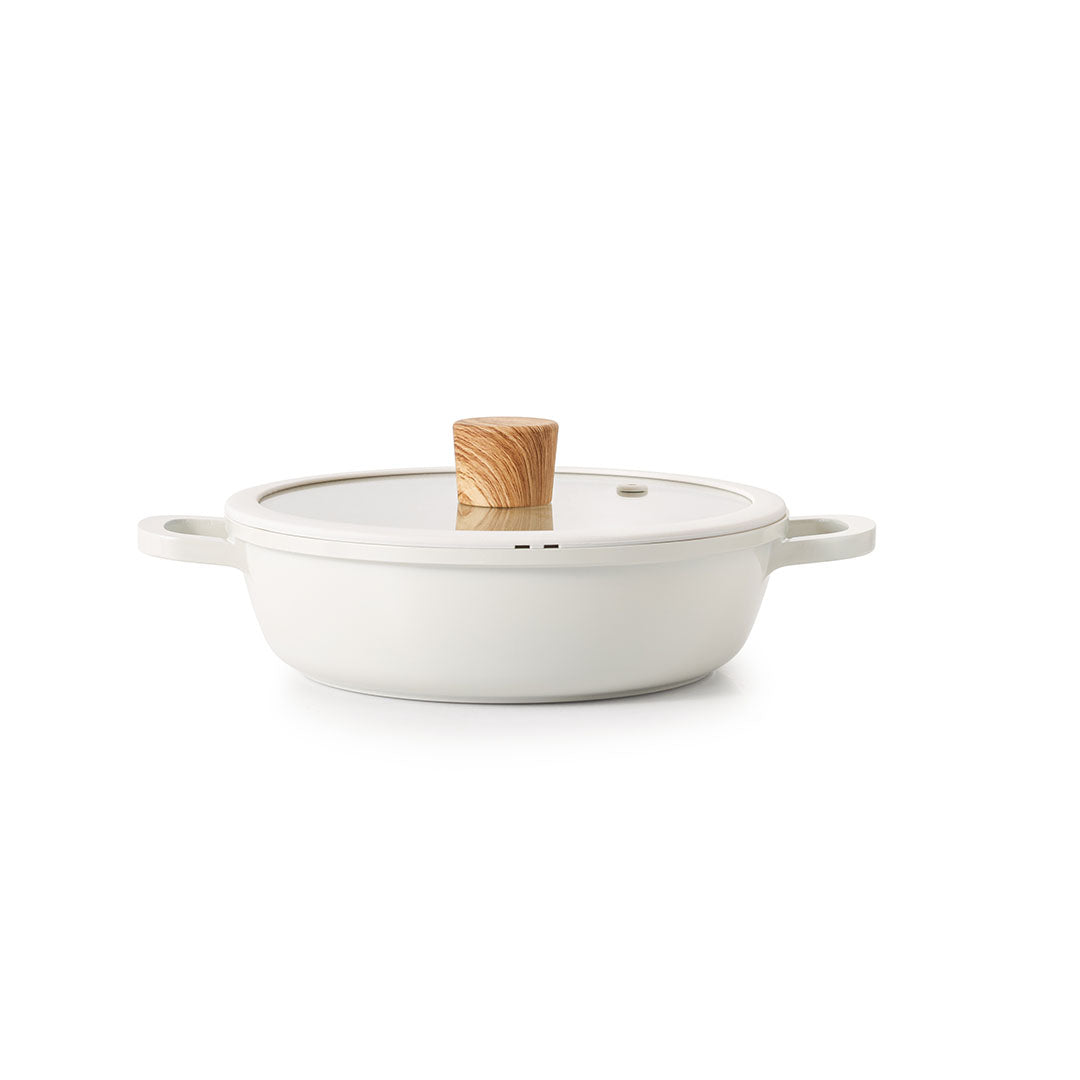 すきやき鍋 セラミックコーティング 蓋つき（20cm/24cm/28cm